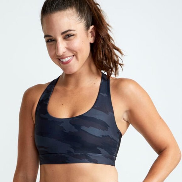 soulcycle Other - SOUL BY SOULCYCLE Double Knit Grey Camo Sports Bra